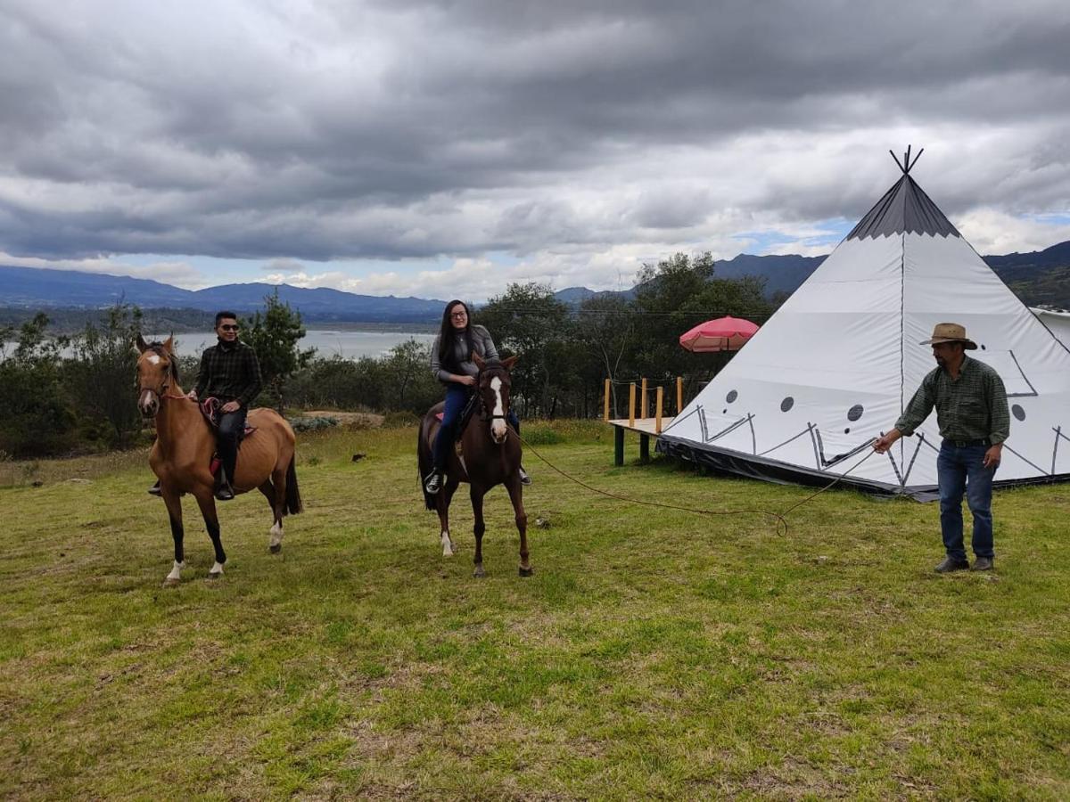 Glamping Hospedaje Mafer Guatavita Exterior foto