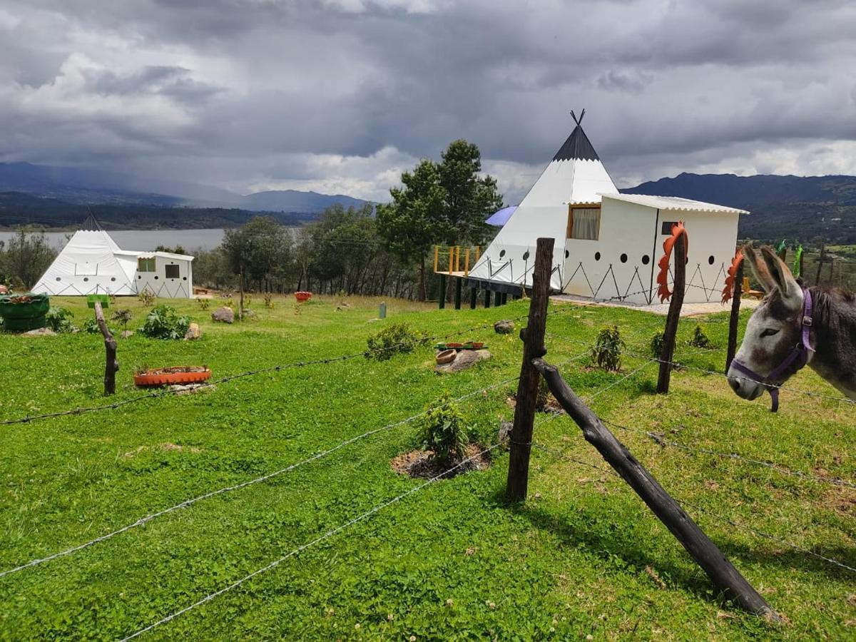 Glamping Hospedaje Mafer Guatavita Exterior foto