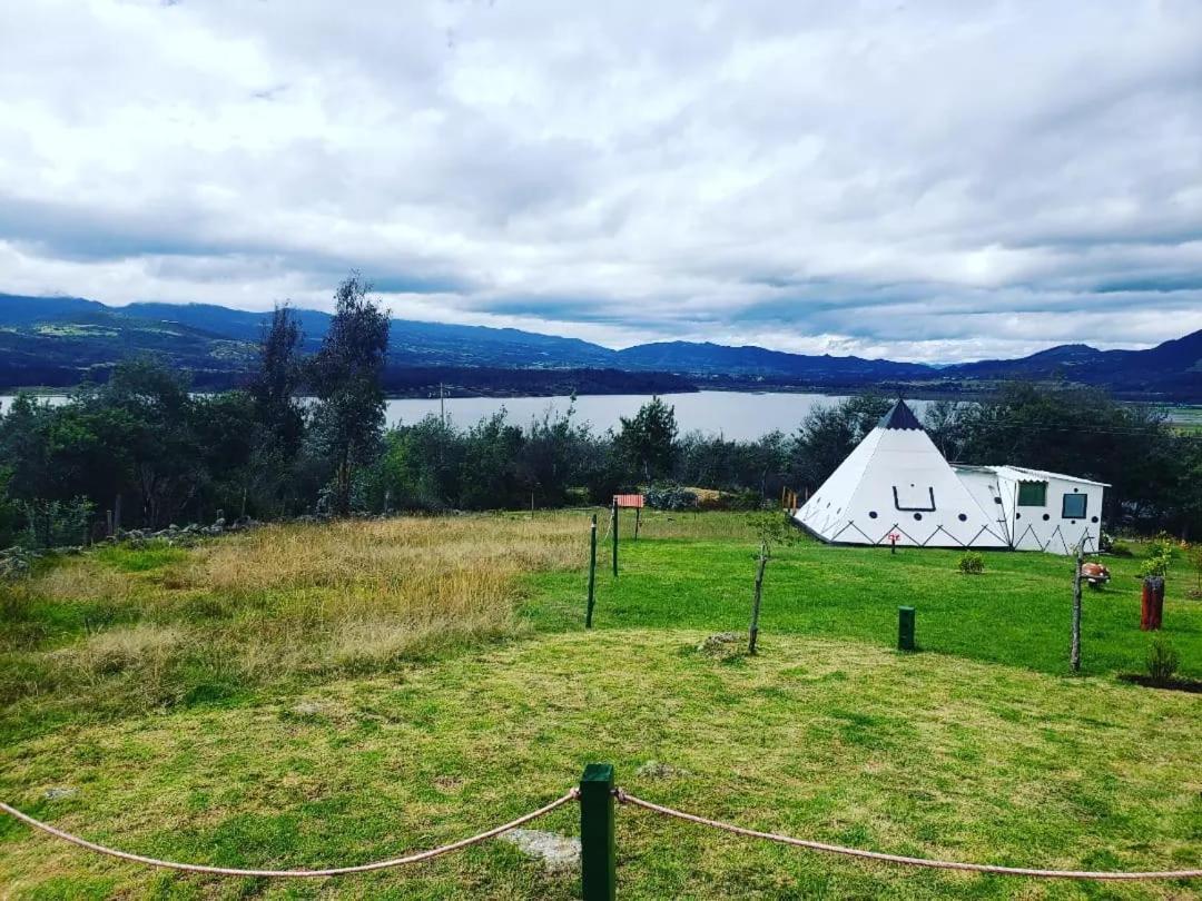 Glamping Hospedaje Mafer Guatavita Exterior foto